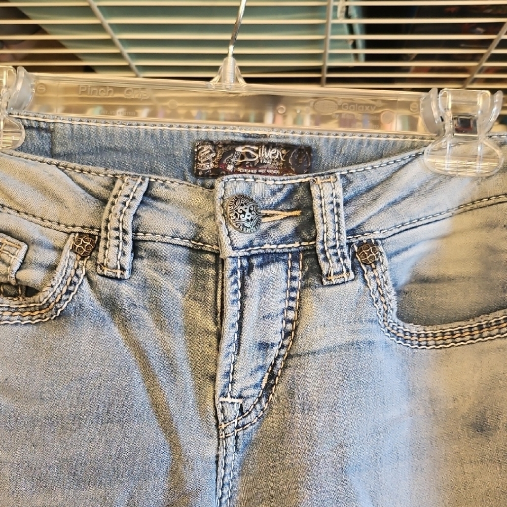 Silver Jeans Co. Alko Mid Slim Bootcut Light Blue W28/L33